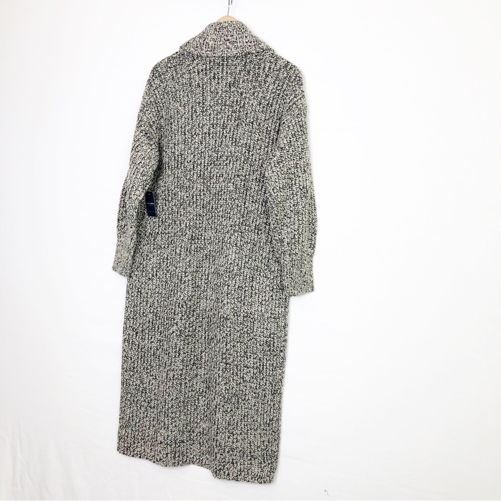 Lucky Brand Black and Cream Marled Knit Cardigan - Picture 10 of 14